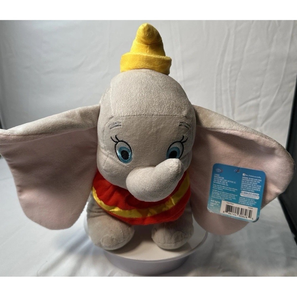 Disney Dumbo Plush Stuffed Animal Elephant‎ 14 Inch Soft Toy Disney Store